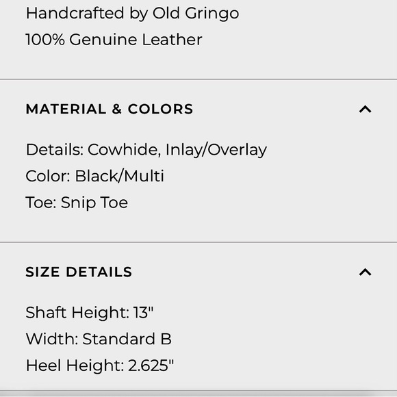 Old Gringo NWOT Womens Amadis Boots. - Picture 13 of 13